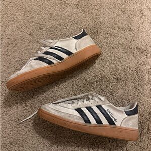 adidas handball Spezial Suede Sneakers - White & Black with Gum Sole
